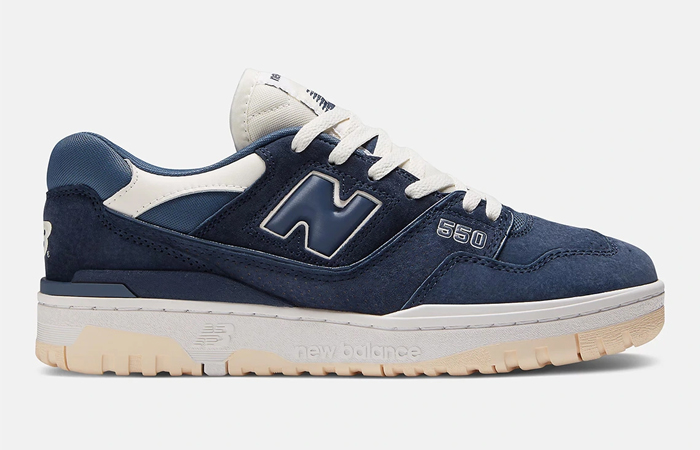 New Balance 550 Navy Suede - Where To Buy - Fastsole