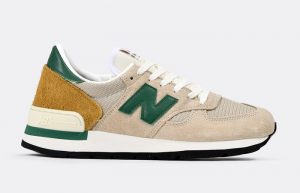 New Balance 990 Made in USA Beige Green M990TG1 right