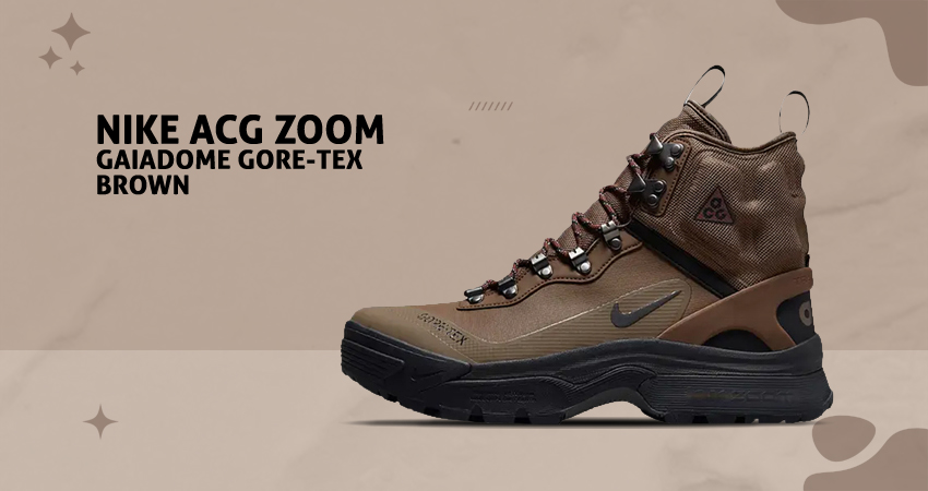 Nike ACG Air Zoom Gaiadome GORE-TEX Is Hitting The Stores In Moody Brown
