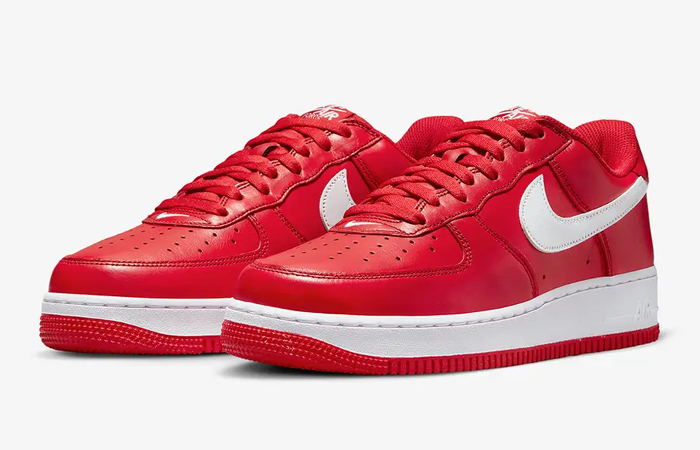 Nike Air Force 1 Colour Of The Month University Red FD7039-600 front corner