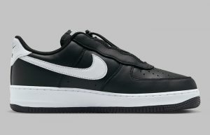 Nike Air Force 1 Lace Toggle Black White DZ5070-010 right
