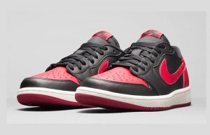 Nike Air Jordan 1 Low OG BRED 705329-001 front corner