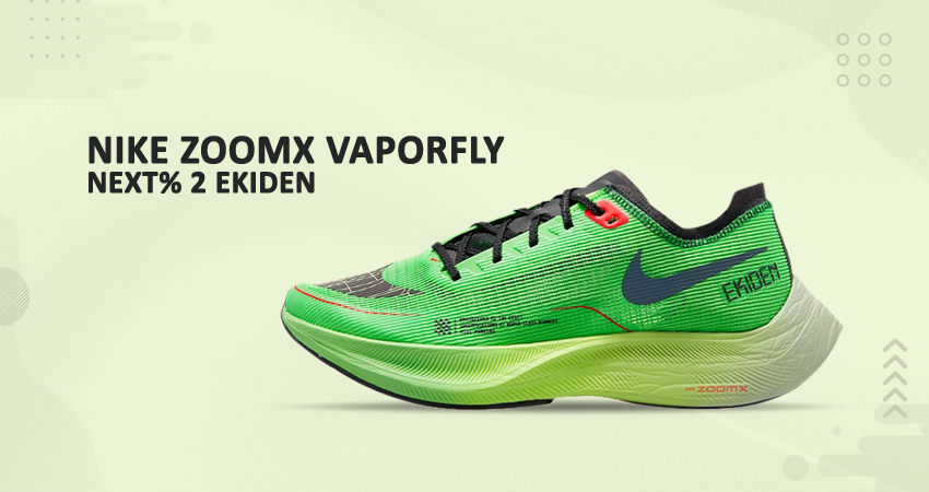 escucha Rápido Escoger Nike Air Zoom Vaporfly Next% 2 Celebrates Annual Ekiden Adorning Greenery -  Fastsole