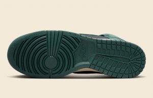 Nike Dunk High Black Green Suede DQ7679-002 down
