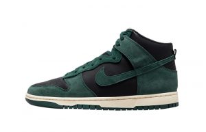 Nike Dunk High Black Green Suede DQ7679-002 featured image