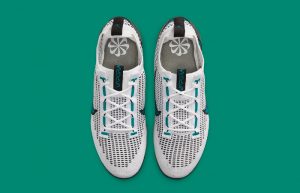 Nike Vapormax Flyknit 2021 White Teal DQ3974-100 up