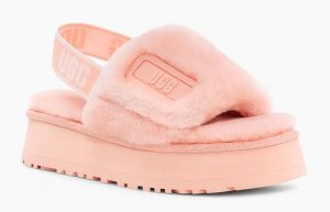 UGG Disco Slide Pink Dusk 4355577323 front corner