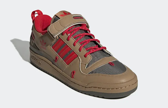 adidas Forum Camp Low Brown Red GV6785 front corner