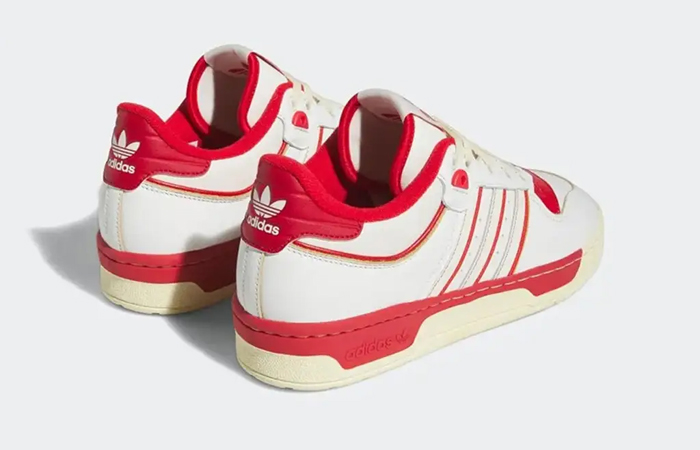 adidas Rivalry Low White Red GZ2557 back corner