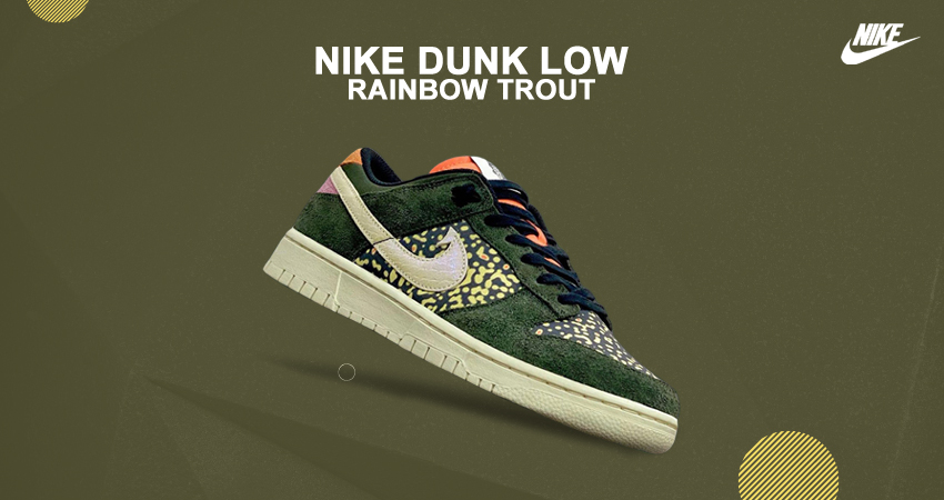 Dunk Family Is Set To Welcome New Year With Fishhook Swooshes In The Nike Dunk Low "Rainbow Trout"