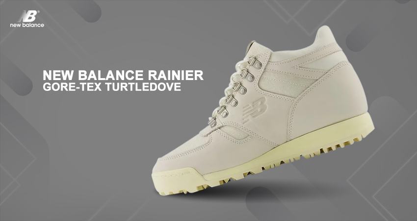 New Balance Proves Neutrals Are Its Thing With The "Turtledove" Waterproof Rainer Sneaker