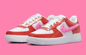 Nike Air Force 1 Low GS Valentine’s Day 2023 FD1031-600 front corner