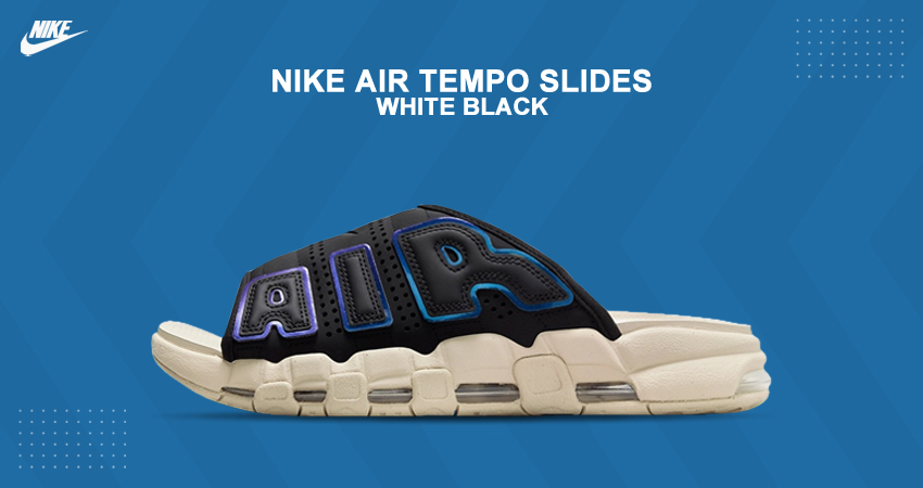 Nike Air More Uptempo Slide Enjoys Hues Of Blue