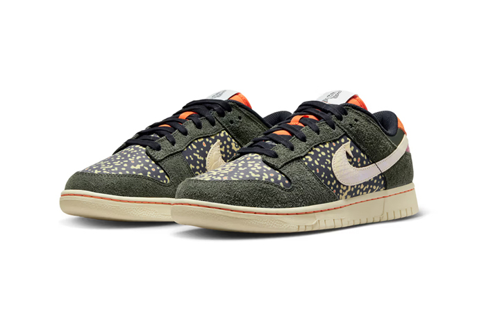 Nike Dunk Low Rainbow Trout FN7523 300 front corner