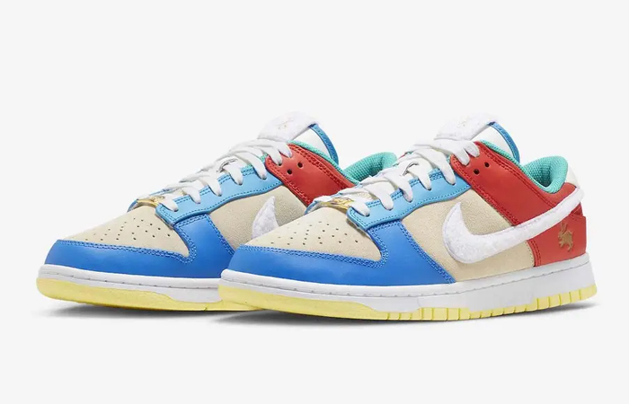 Nike Dunk Low Year of the Rabbit FD4203-111 front corner