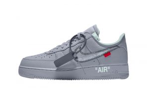Off White x Nike Air Force 1 Low Ghost Grey Paris featured image