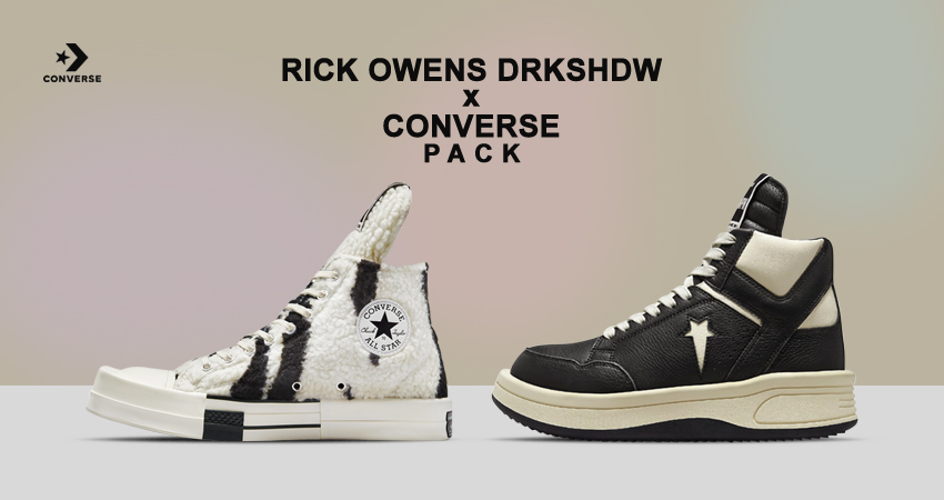 Rick Owens DRKSHDW x Converse Offers Two Options In TURBODRK and TURBOWPN featured image