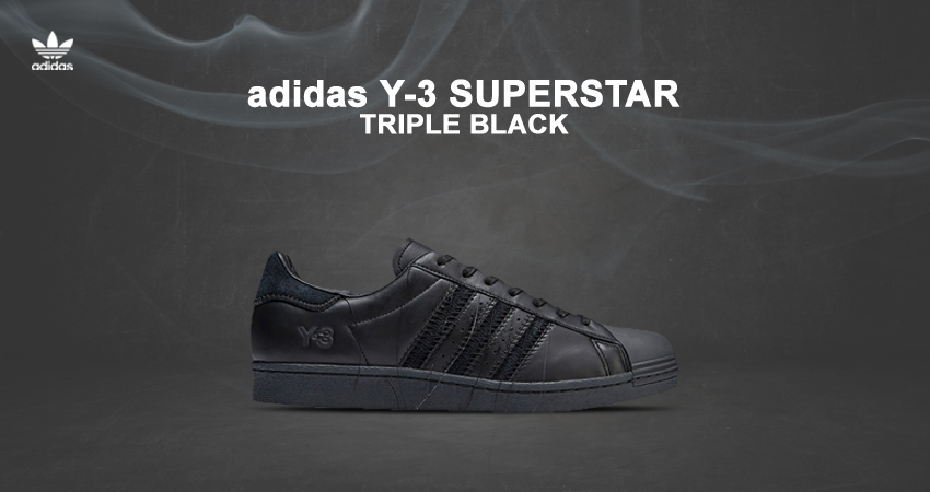 Y-3 Introduces A Triple-Black Iteration Of The adidas Superstar