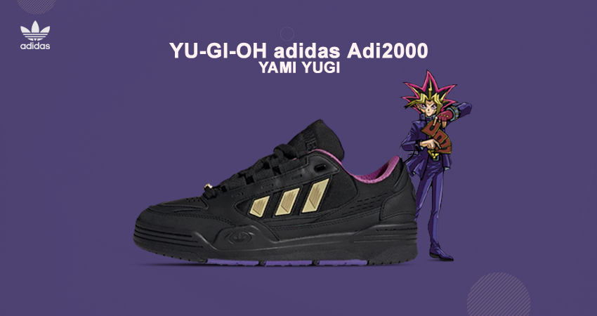 Yu-Gi-Oh! And adidas Teams Up For A New Yami Yugi-Inspired Adi2000 Collab