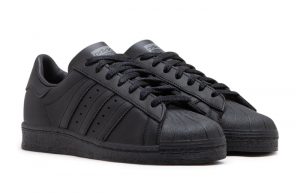 adidas Superstar 82 Core Black Grey IG4691 front corner