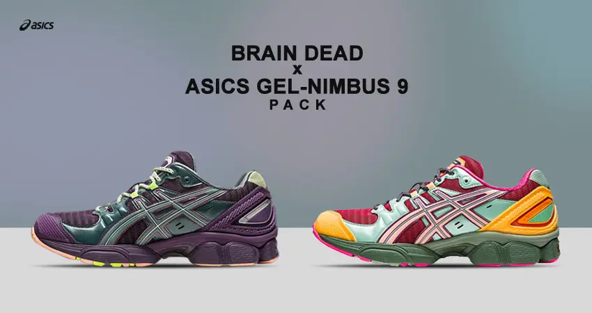 豊富なBrain Dead x asics GEL-Nimbus 9 靴