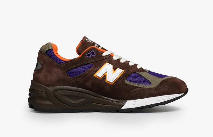 New Balance 990v2 Made in USA Brown Purple M990BR2 right