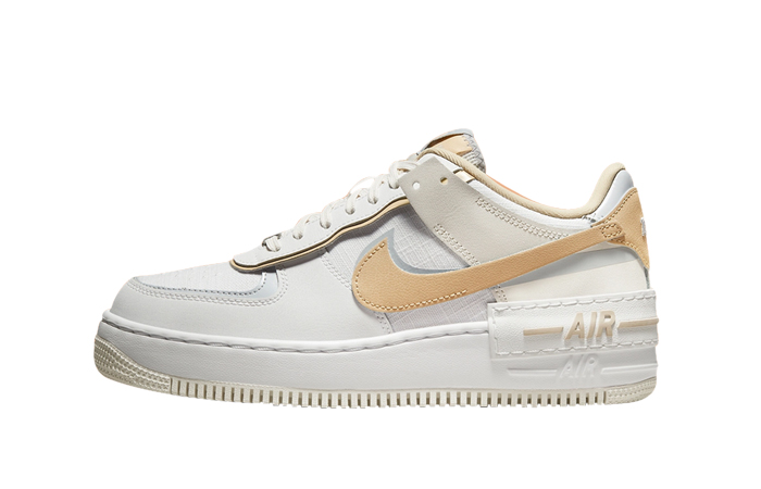 Nike Air Force 1 Low Shadow White Tan DV7449-100 featured image