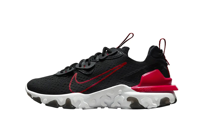 Nike React Vision Black University Red FB3353-001 featured image