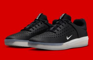 Nike SB Nyjah 3 Black White DJ6130-002 front corner