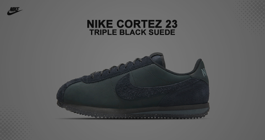 The Classic Nike Cortez '23 in a Triple Black Treatment