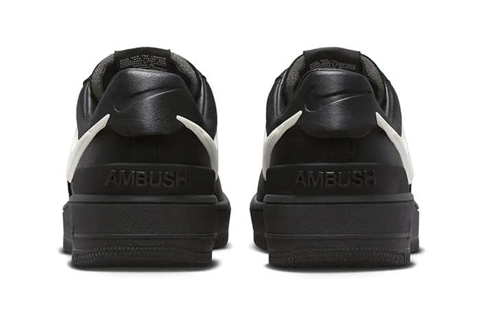 AMBUSH x Nike Air Force 1 Low Black DV3464-001 back