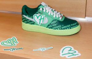Kevin Hart Raffles x Nike Air Force 1 Low Green White 01