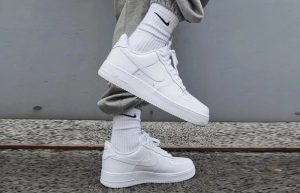 Nike Air Force 1 LE Low GS White DH2920-111 onfoot 02