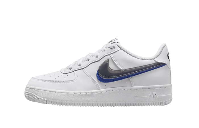 Nike Air Force 1 Low GS Impact Next Nature White Royal FD0688-100 featured image
