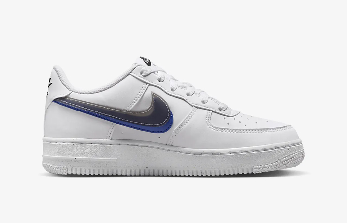Nike Air Force 1 Low GS Impact Next Nature White Royal FD0688-100 right