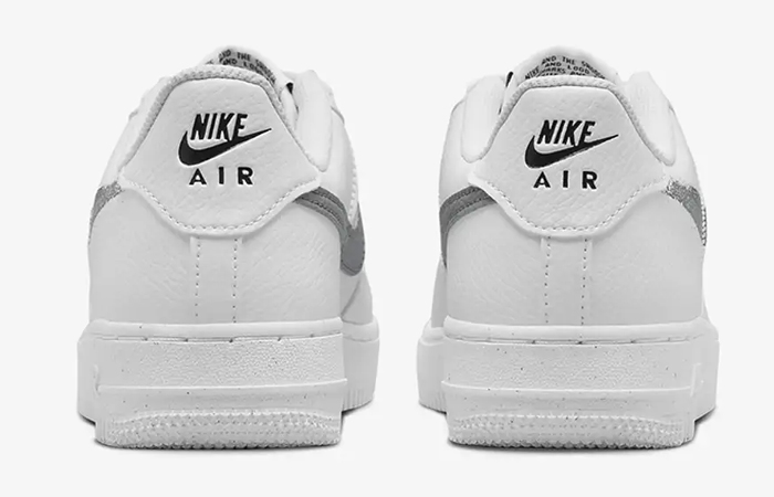 Nike Air Force 1 Low GS Stencil Swoosh White Grey FD0694-100 - Where To ...