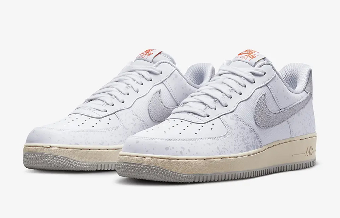 Nike Air Force 1 Low Spray Paint Grey FD9758-100 front corner