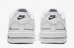 Nike Air Force 1 Low Toddler Double Air White CW0986-100 back