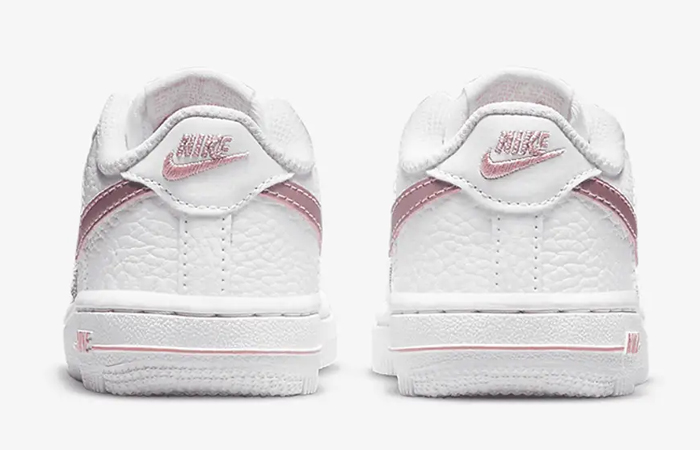 Nike Air Force 1 Low Toddler White Pink Glaze CZ1691-104 back