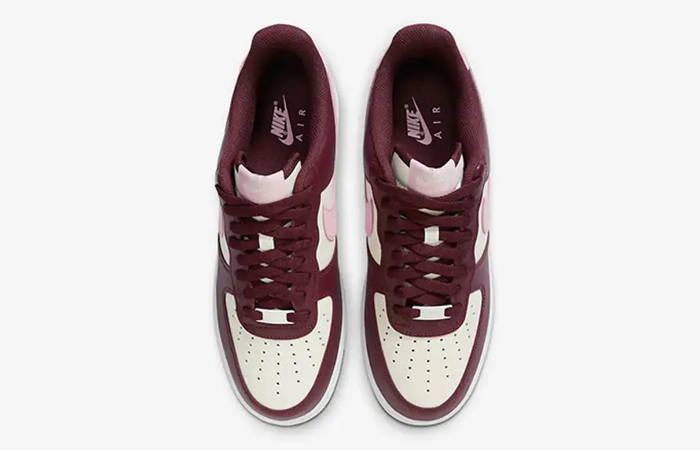 Nike Air Force 1 Low Valentine’s Day Maroon FD9925-161 up