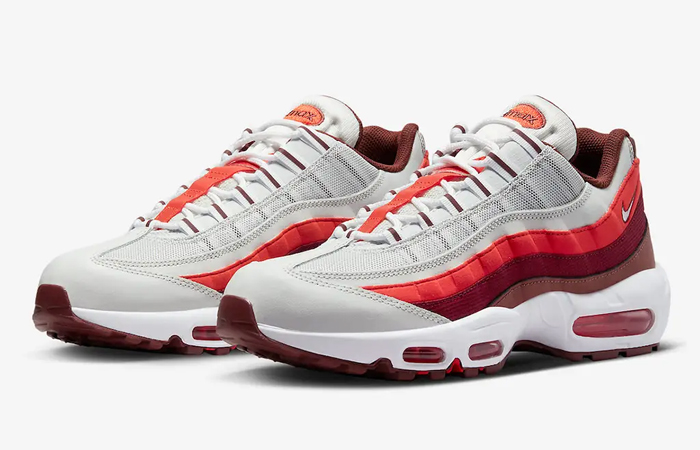 Nike Air Max 95 White Red DM0011-005 front corner