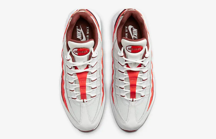 Nike Air Max 95 White Red DM0011-005 up