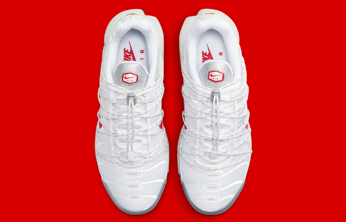 Nike Air Max Plus Utility White Red FN3488-100 up