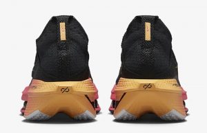 Nike Air Zoom Alphafly NEXT% 2 Black Coral Gold DN3559-001 back