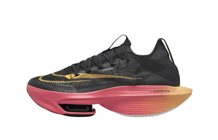 Nike Air Zoom Alphafly NEXT% 2 Black Coral Gold DN3559-001 featured image