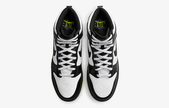 Nike Dunk High Electric White Black Volt FD0732-100 up