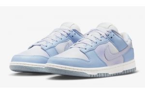 Nike Dunk Low Blue Canvas FN0323-400 front corner
