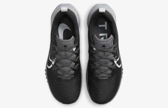 Nike Pegasus Trail 4 Black Dark Grey DJ6159-001 up