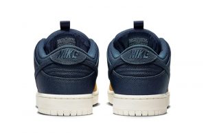 Nike SB Dunk Low Midnight Navy Desert Ochre DX6775-400 back