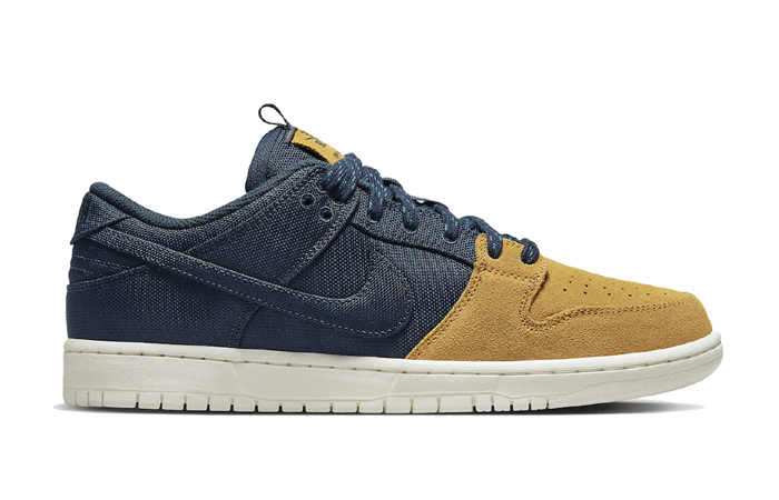 Nike SB Dunk Low Midnight Navy Desert Ochre DX6775-400 right